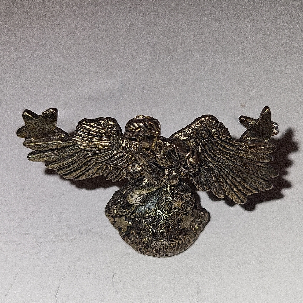 Vintage Metzke Pewter Angel Figurine